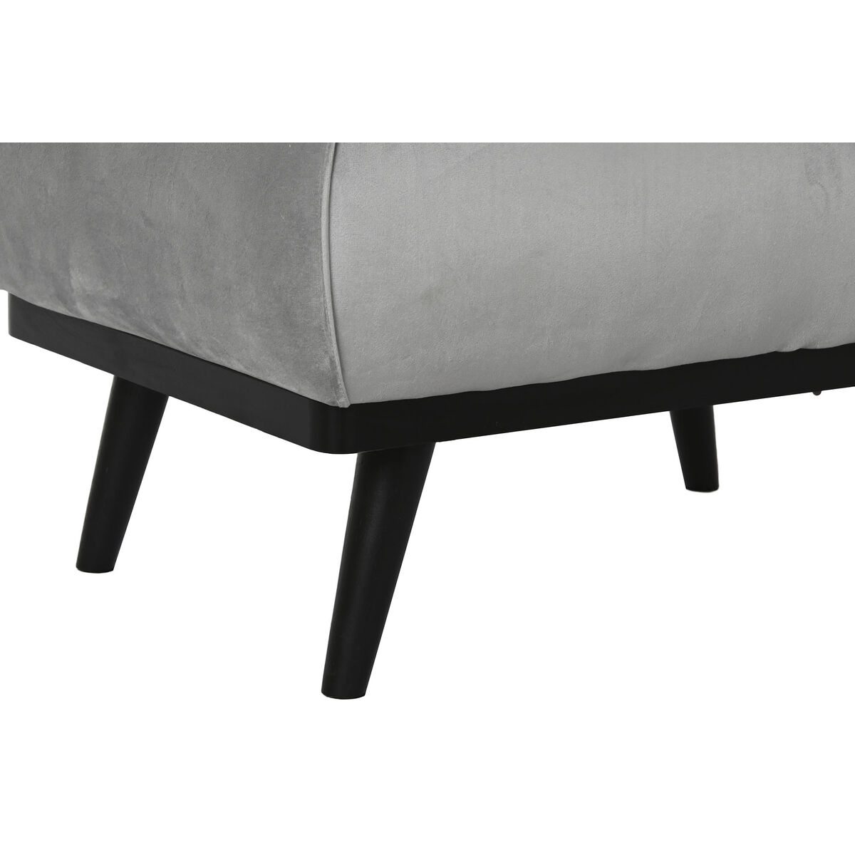 Sittpall DKD Home Decor Svart Grå 70 x 50 x 42 cm - 3
