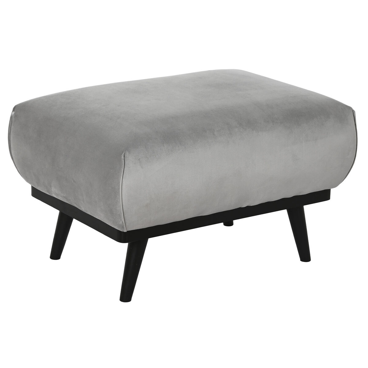 Sittpall DKD Home Decor Svart Grå 70 x 50 x 42 cm