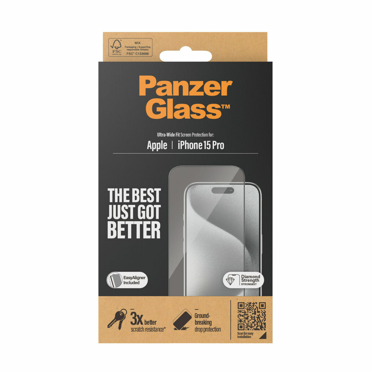 Skärmskydd för Mobiltelefon Panzer Glass 2810 Apple - 4