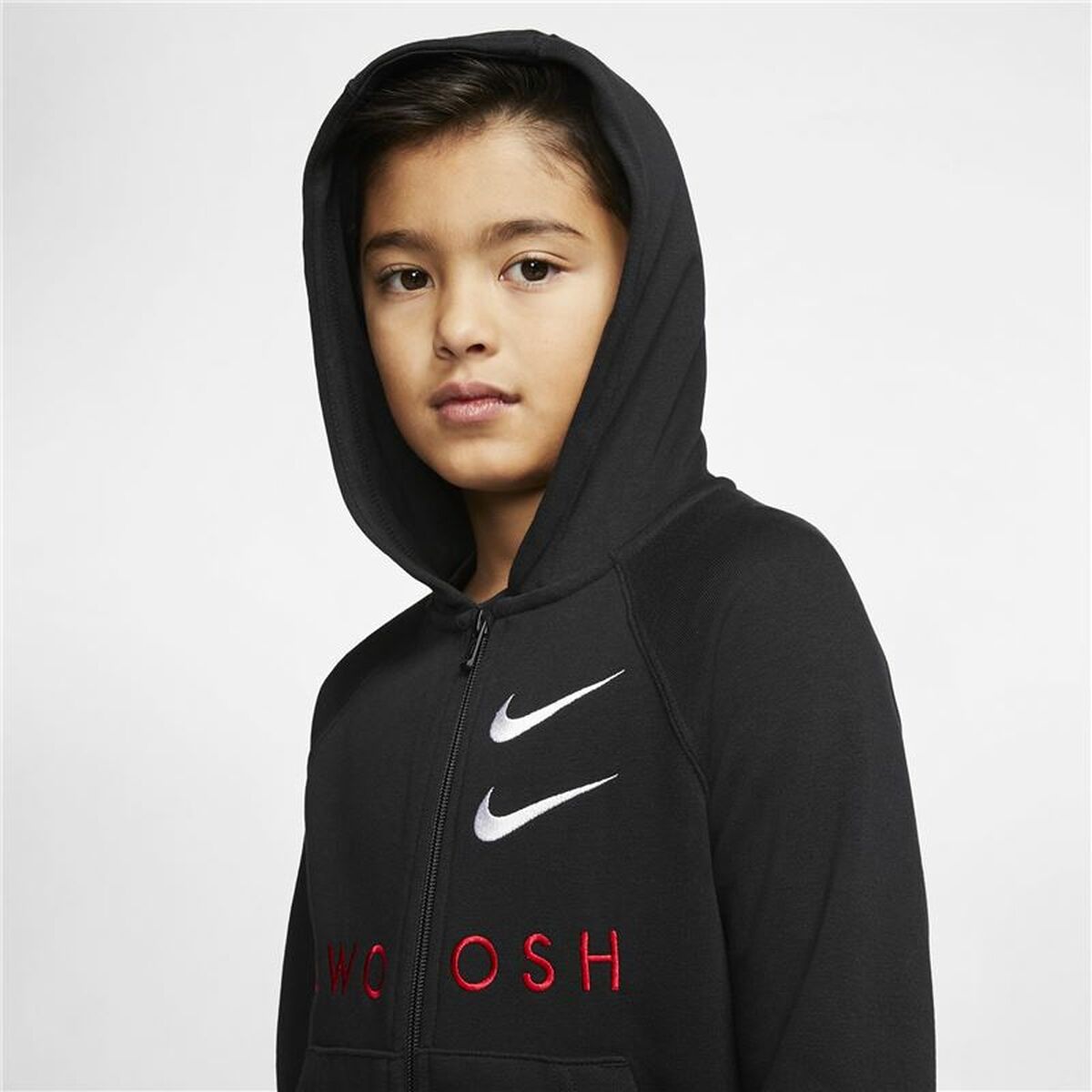 Sportjacka, Barn Nike Swoosh Svart - 3