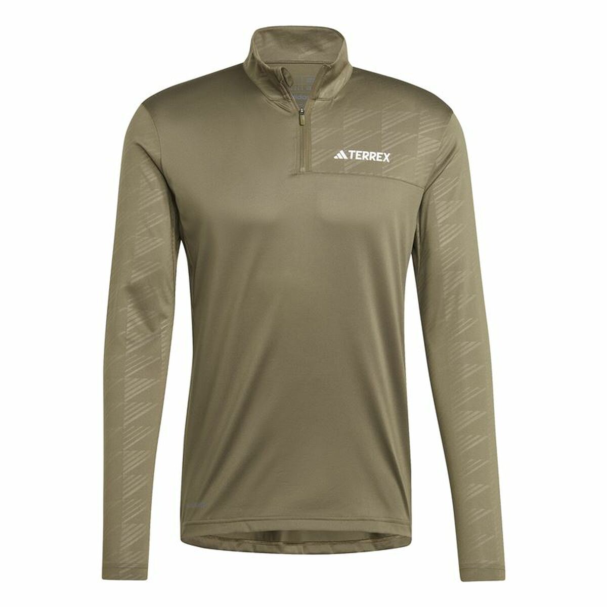 Tröja utan huva Herr Adidas Mt Half Zi Ls Brun