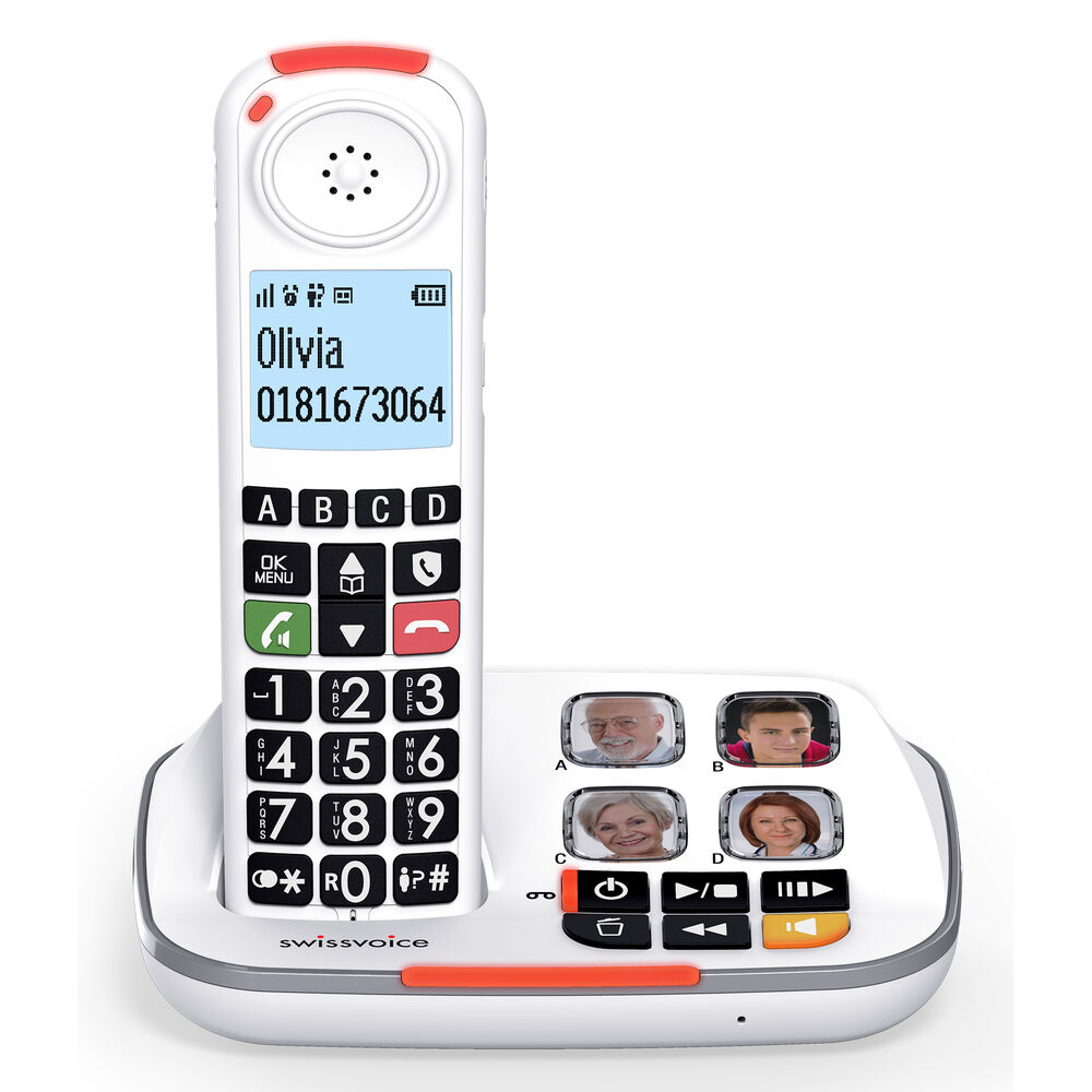 Trådlös Telefon Swiss Voice Xtra 2355 Blå Vit
