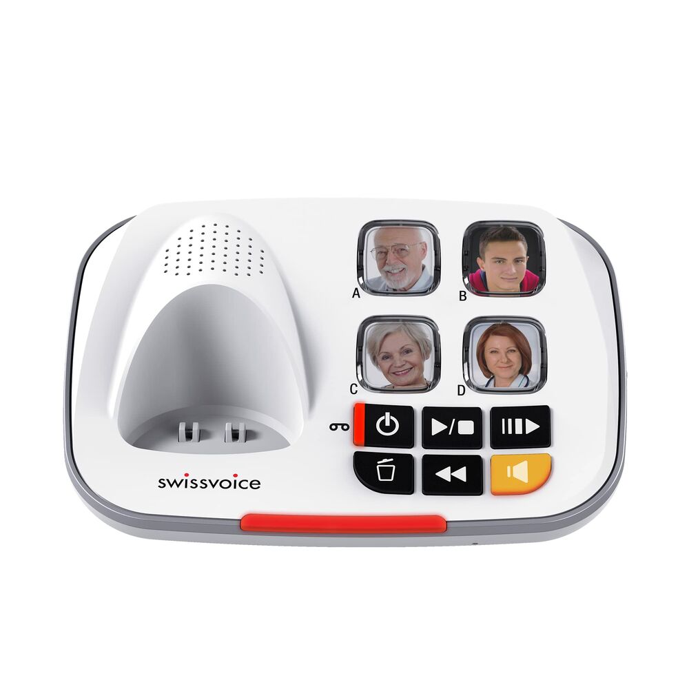 Trådlös Telefon Swiss Voice Xtra 2355 Blå Vit - 3