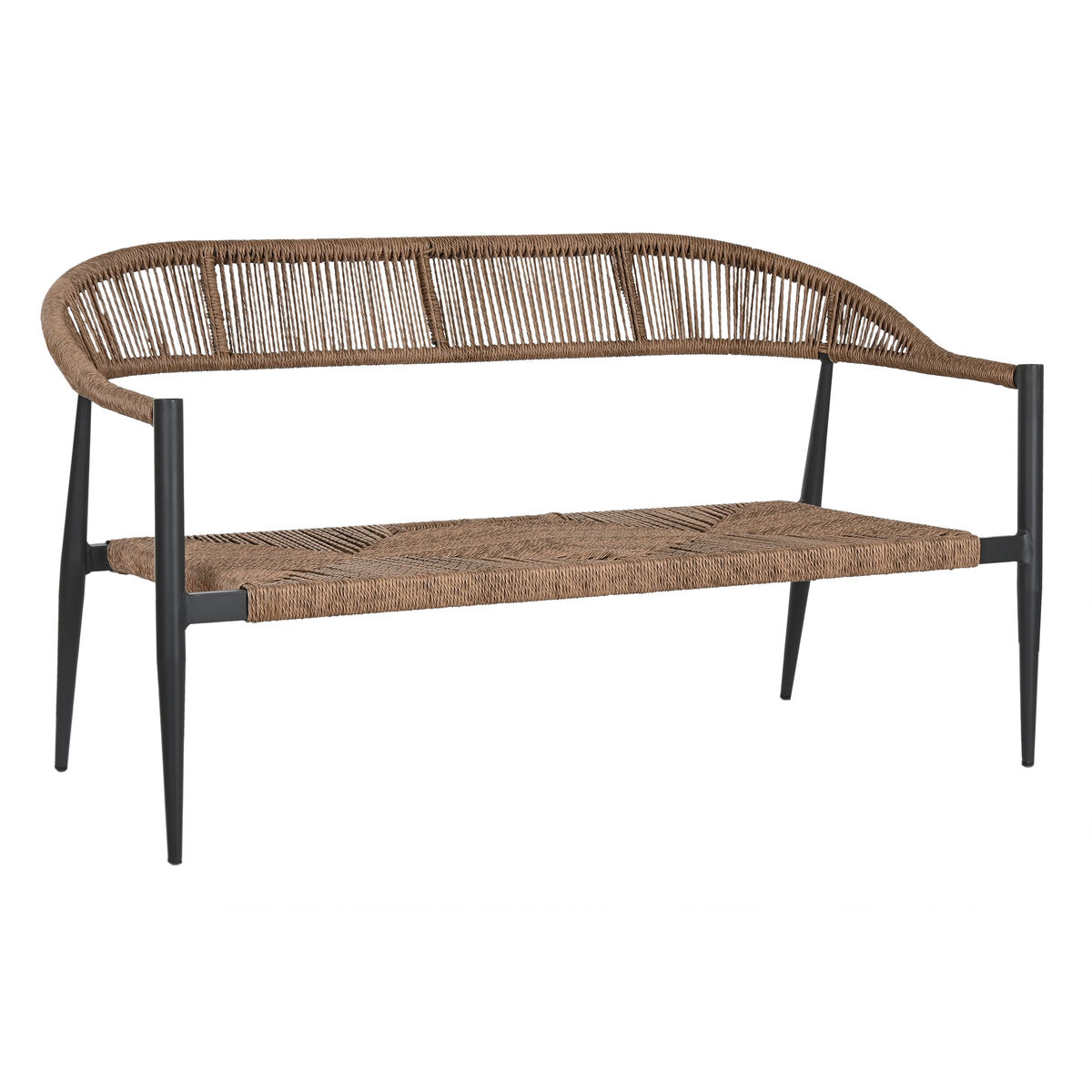 Trädgårdssoffa Home ESPRIT Aluminium 131 x 55 x 76 cm