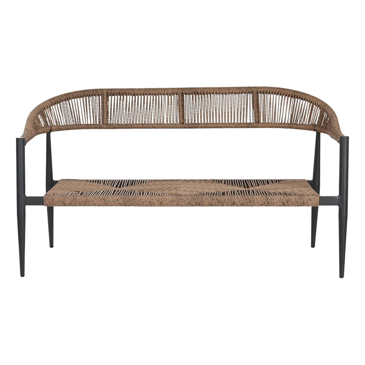 Trädgårdssoffa Home ESPRIT Aluminium 131 x 55 x 76 cm - 2