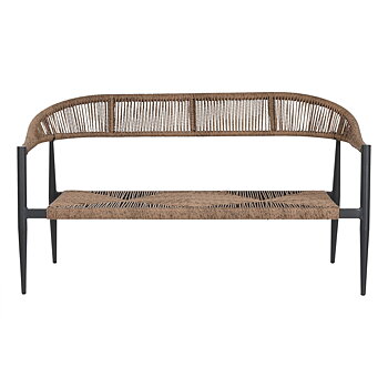 Trädgårdssoffa Home ESPRIT Aluminium 131 x 55 x 76 cm