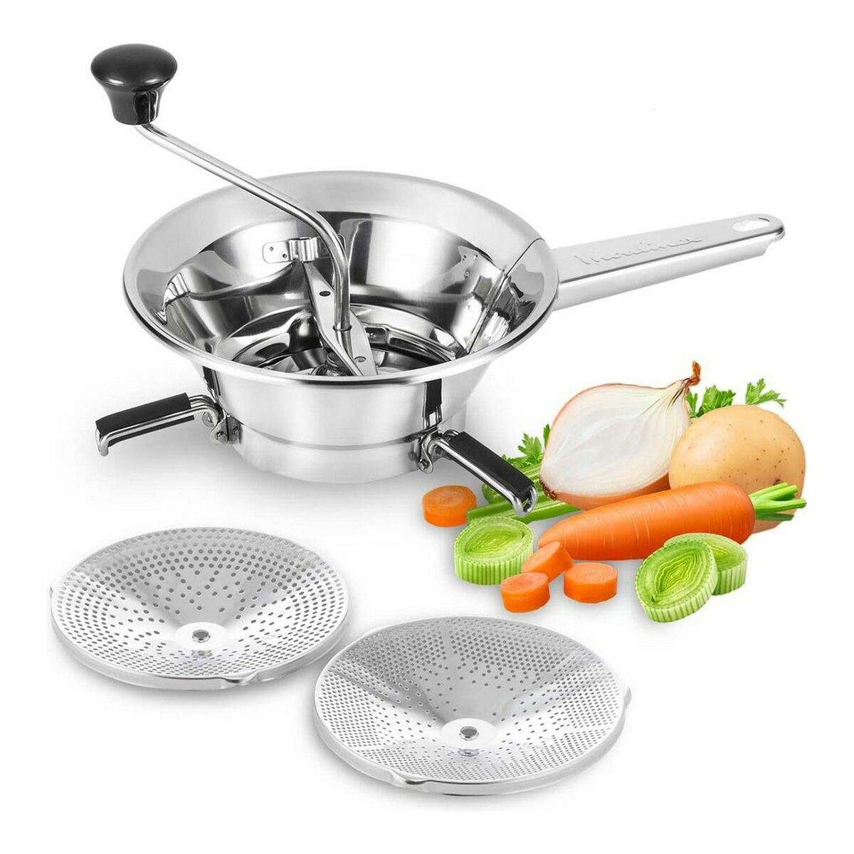 Mosberedare Moulinex Ø 19 cm Rostfritt stål - 8