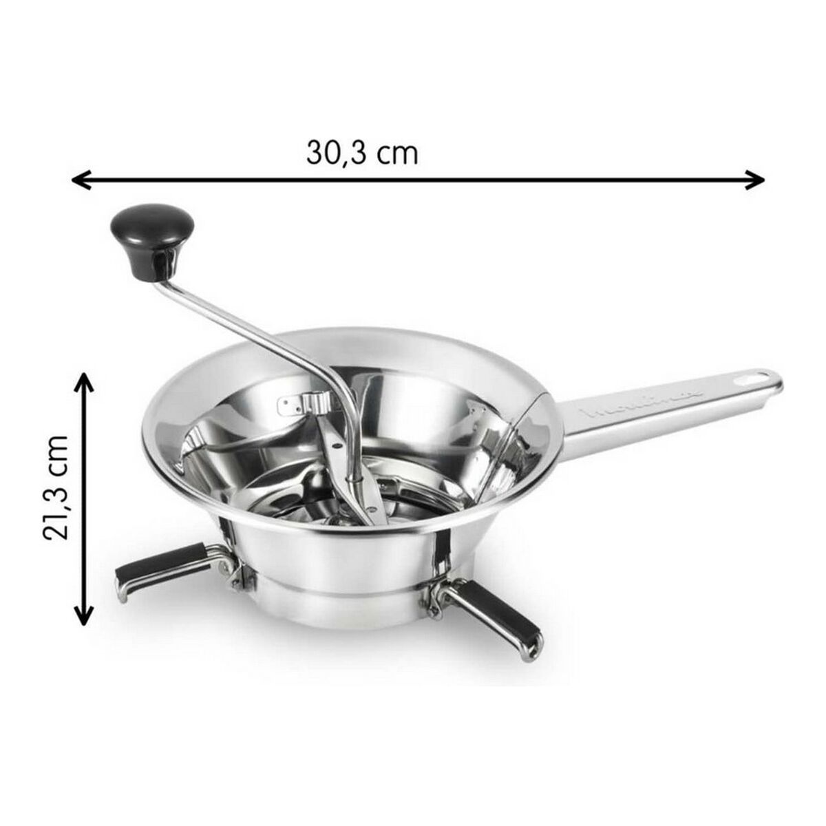 Mosberedare Moulinex Ø 19 cm Rostfritt stål - 5