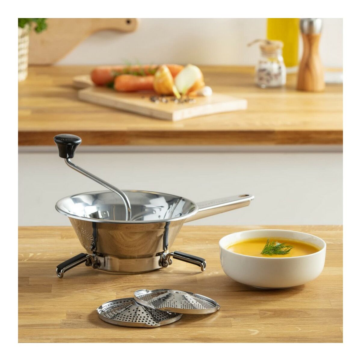 Mosberedare Moulinex Ø 19 cm Rostfritt stål - 6