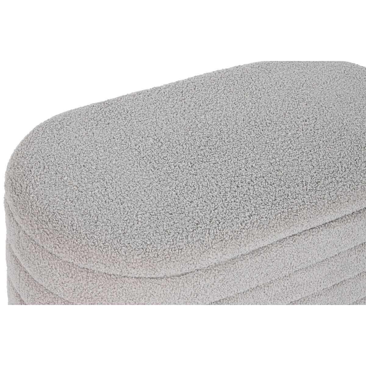 Sittpall DKD Home Decor Gyllene Ljusgrå Metall 80 x 41 x 40 cm - 6