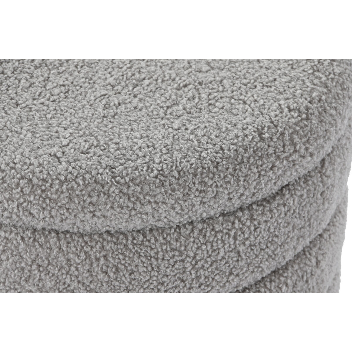 Sittpall DKD Home Decor Gyllene Ljusgrå Metall 80 x 41 x 40 cm - 5