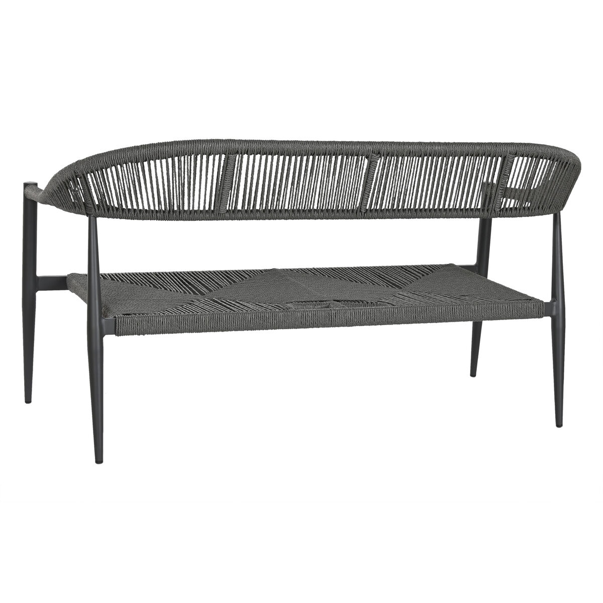 Trädgårdssoffa Home ESPRIT Aluminium 131 x 55 x 76 cm - 3