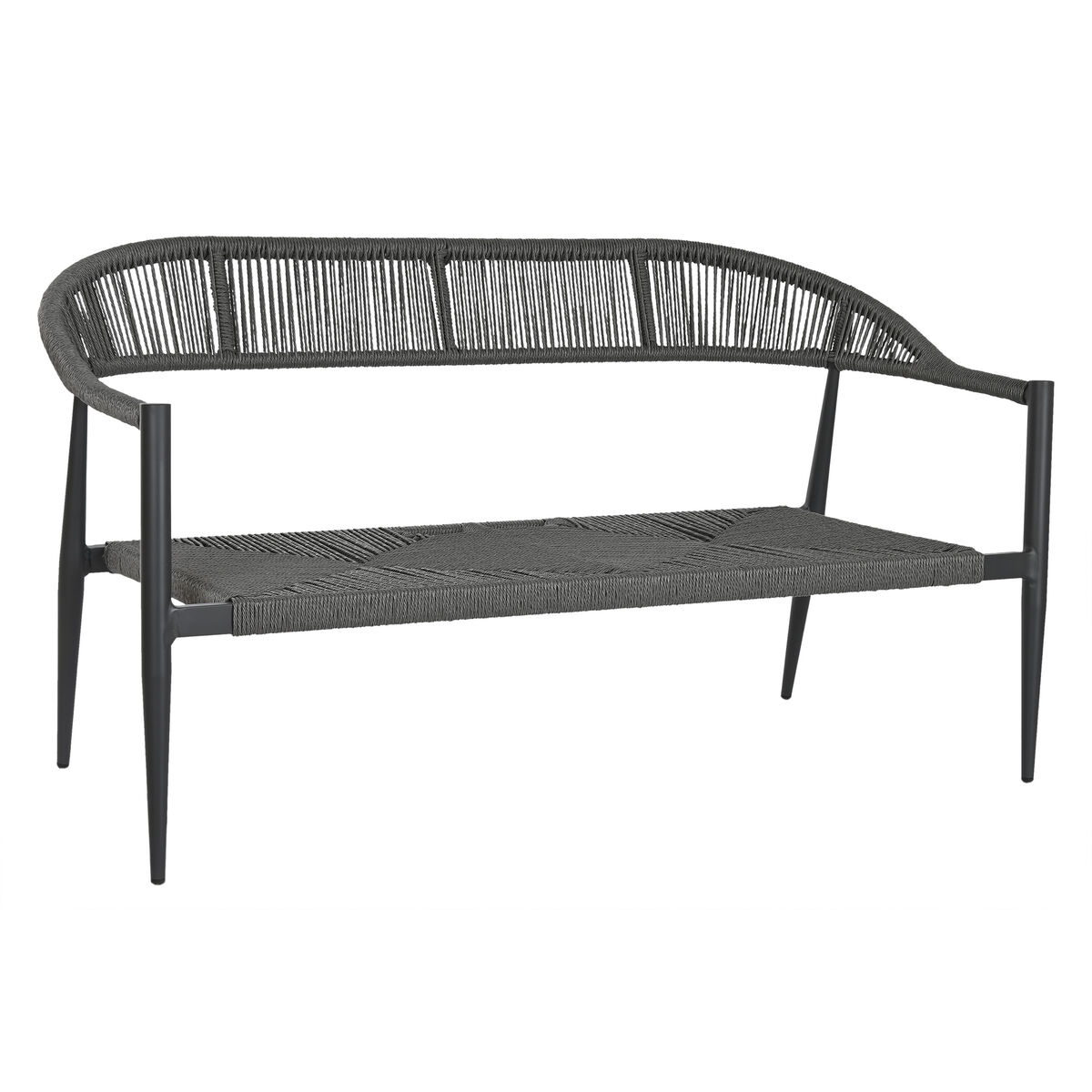 Trädgårdssoffa Home ESPRIT Aluminium 131 x 55 x 76 cm