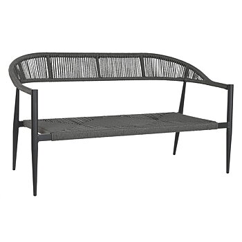 Trädgårdssoffa Home ESPRIT Aluminium 131 x 55 x 76 cm