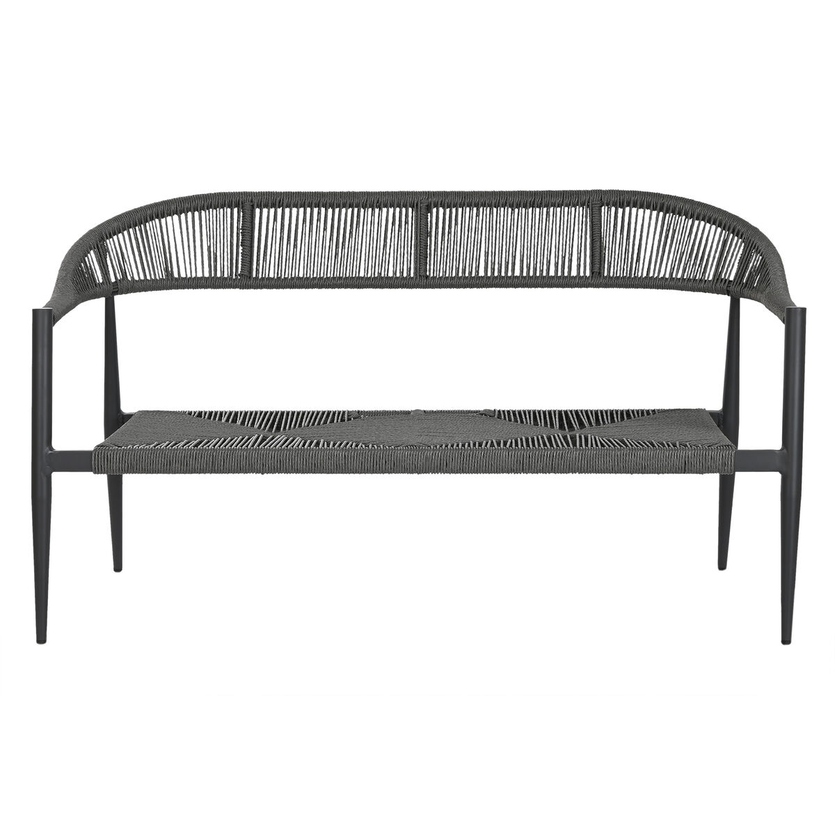 Trädgårdssoffa Home ESPRIT Aluminium 131 x 55 x 76 cm - 2