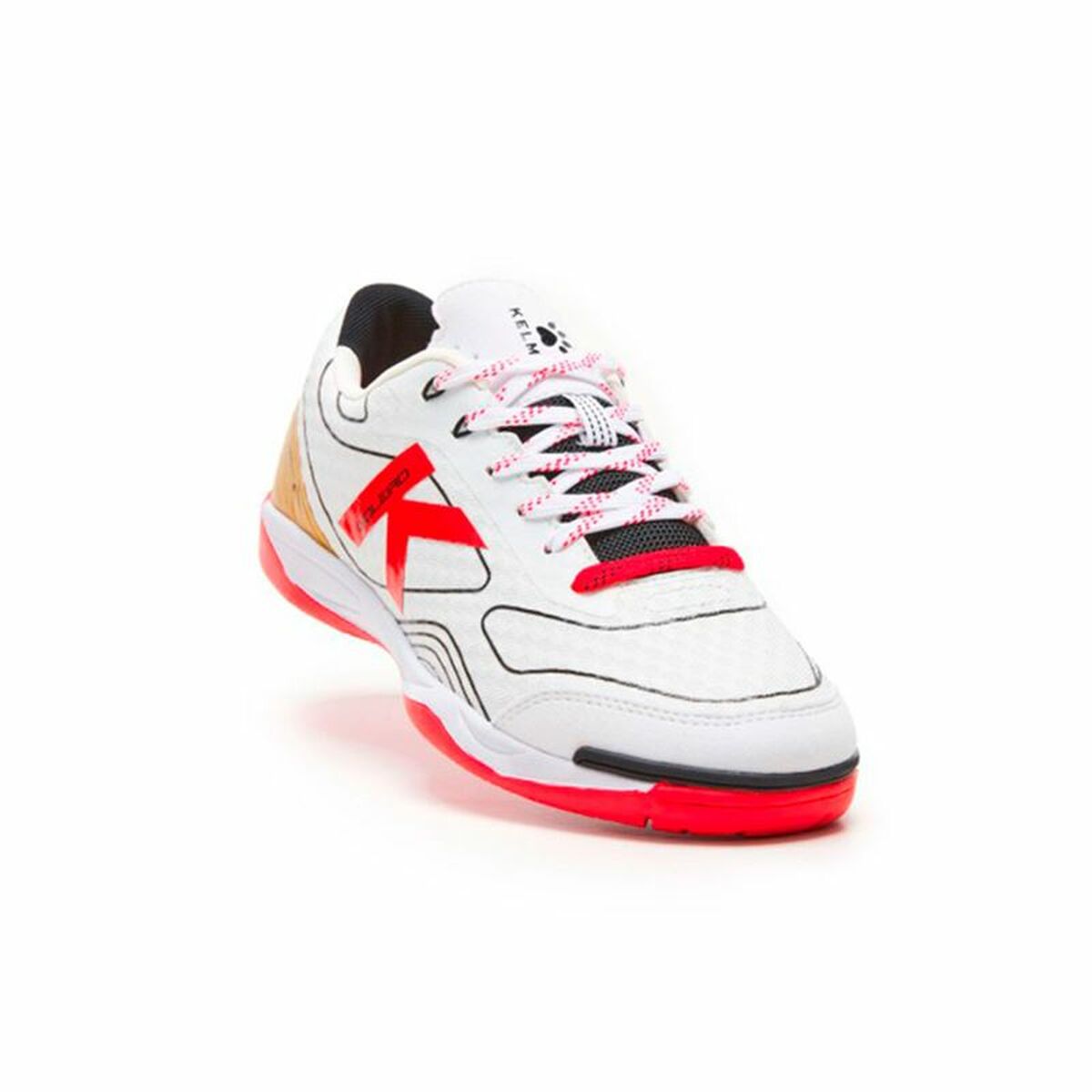 Gymnastikskor, Herr Kelme Goleiro Vit Röd - 4