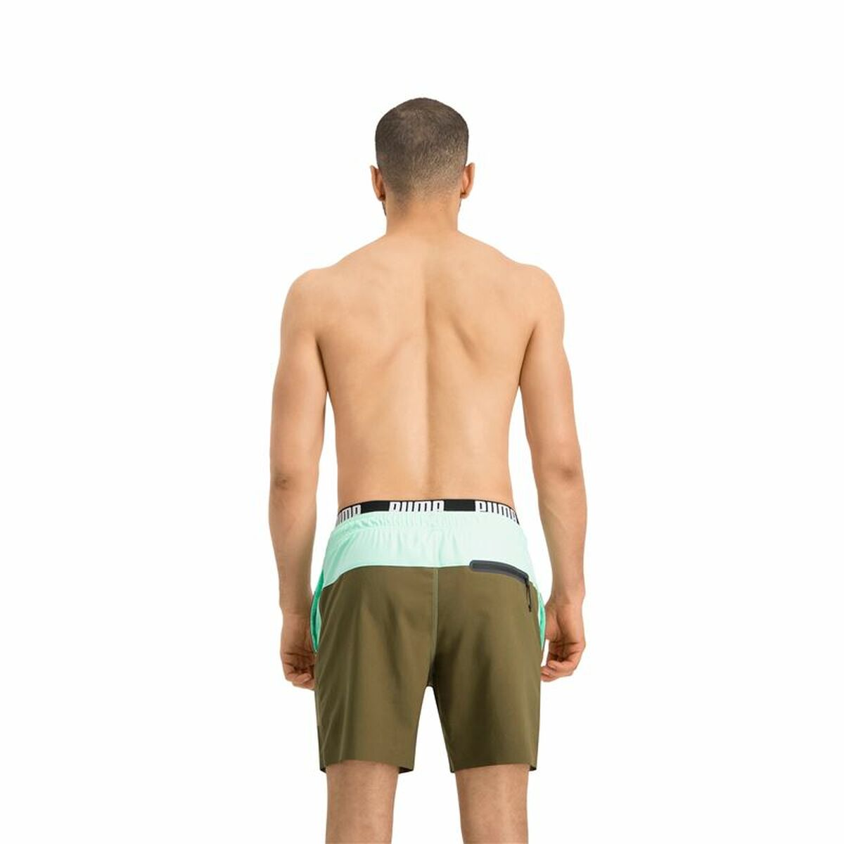 Baddräkt Herr Puma Swim Oliv - 4