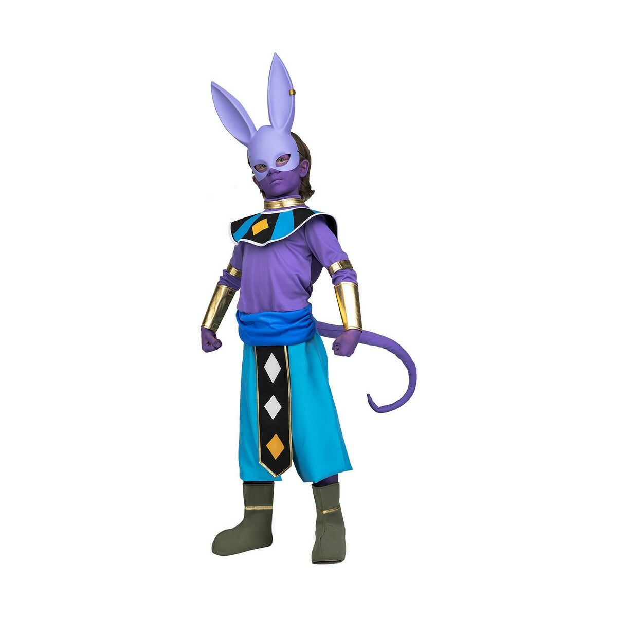 Maskeraddräkt för barn My Other Me Beerus (10 Delar)