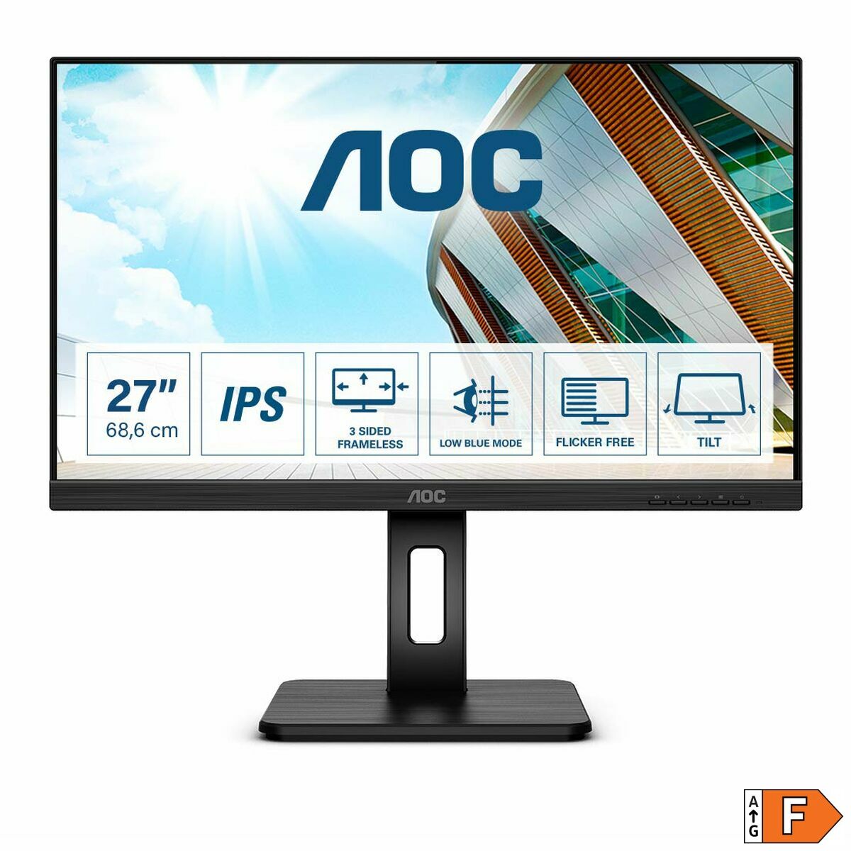 Monitor AOC Q27P2Q Quad HD 27" 75 Hz - 2