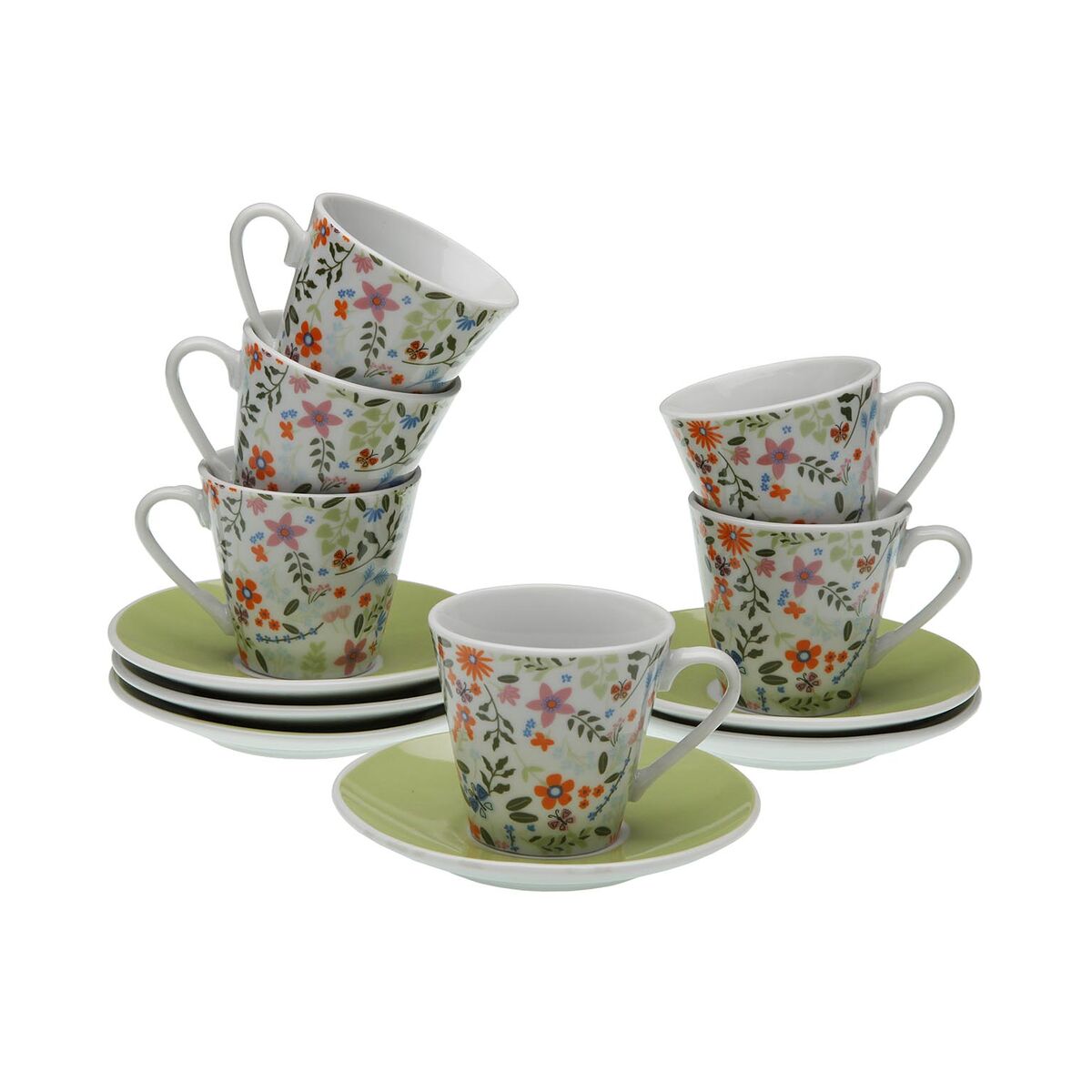 Kaffeset Versa Porslin Virágok