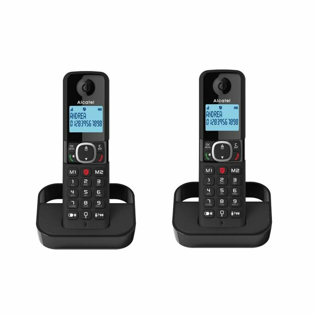 Trådlös Telefon Alcatel F860 DUO EU Svart - 3