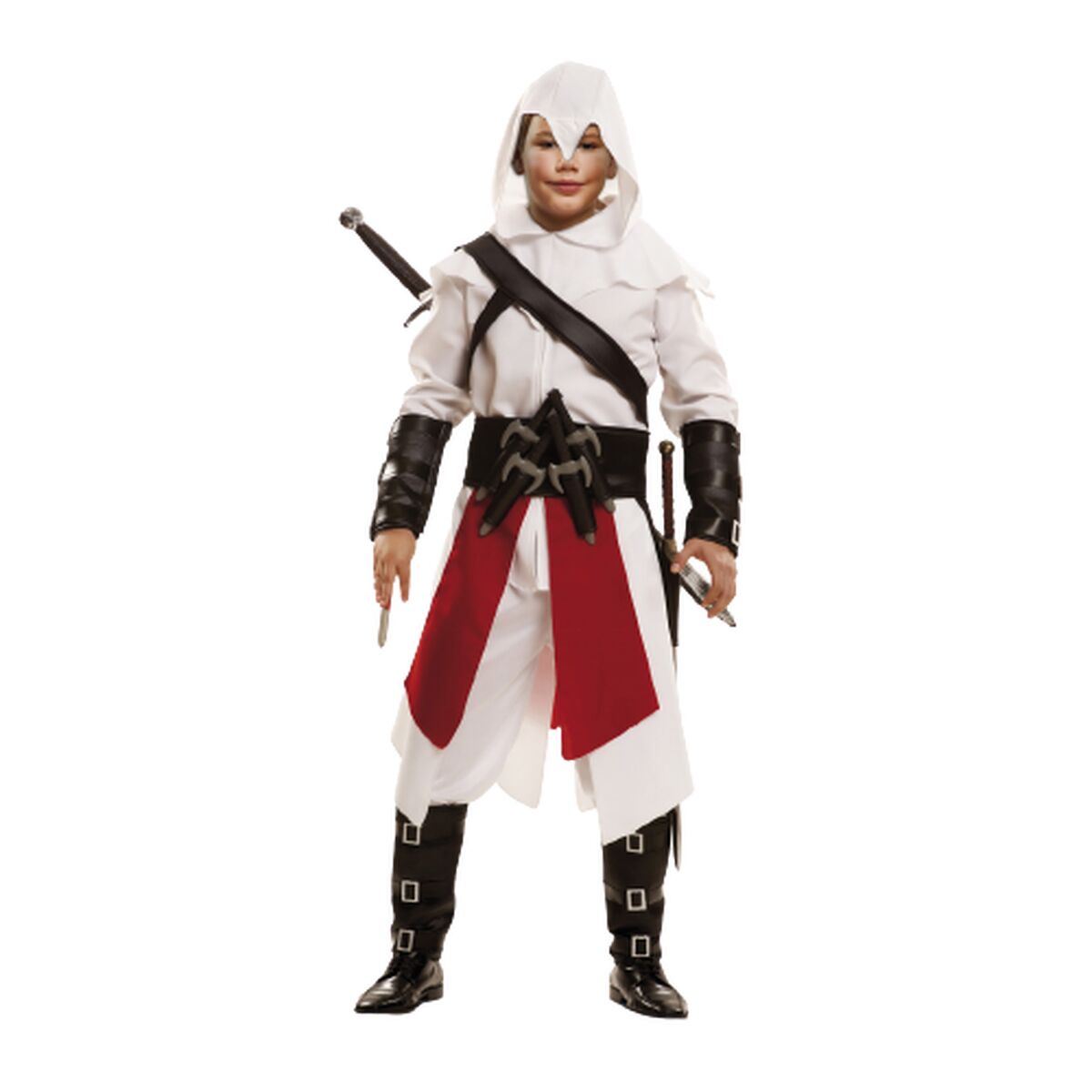Maskeraddräkt för barn My Other Me Vit Ninja 5-6 år