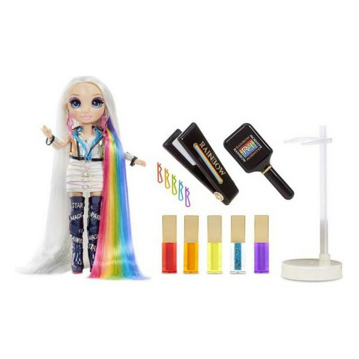 Playset Rainbow Hair Studio Rainbow High 569329E7C 5-i-1 (30 cm) - 3