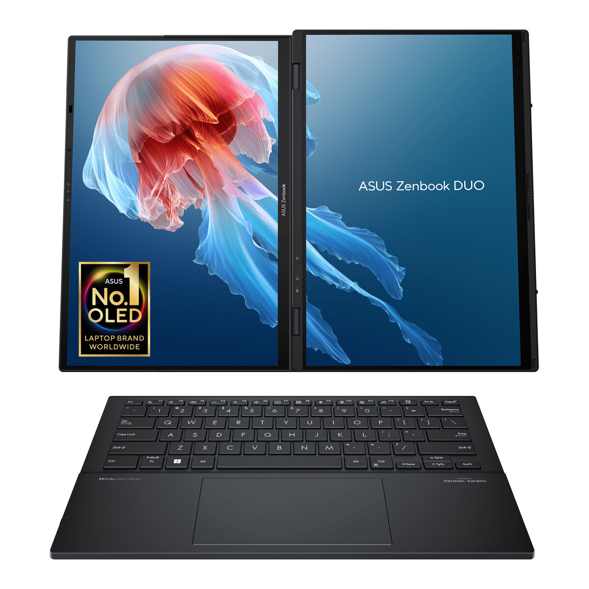 Bärbar dator Asus ZenBook Duo OLED UX8406MA-PZ255W 14" 32 GB RAM 1 TB SSD Qwerty Spanska Intel Core Ultra 9 185H - 2