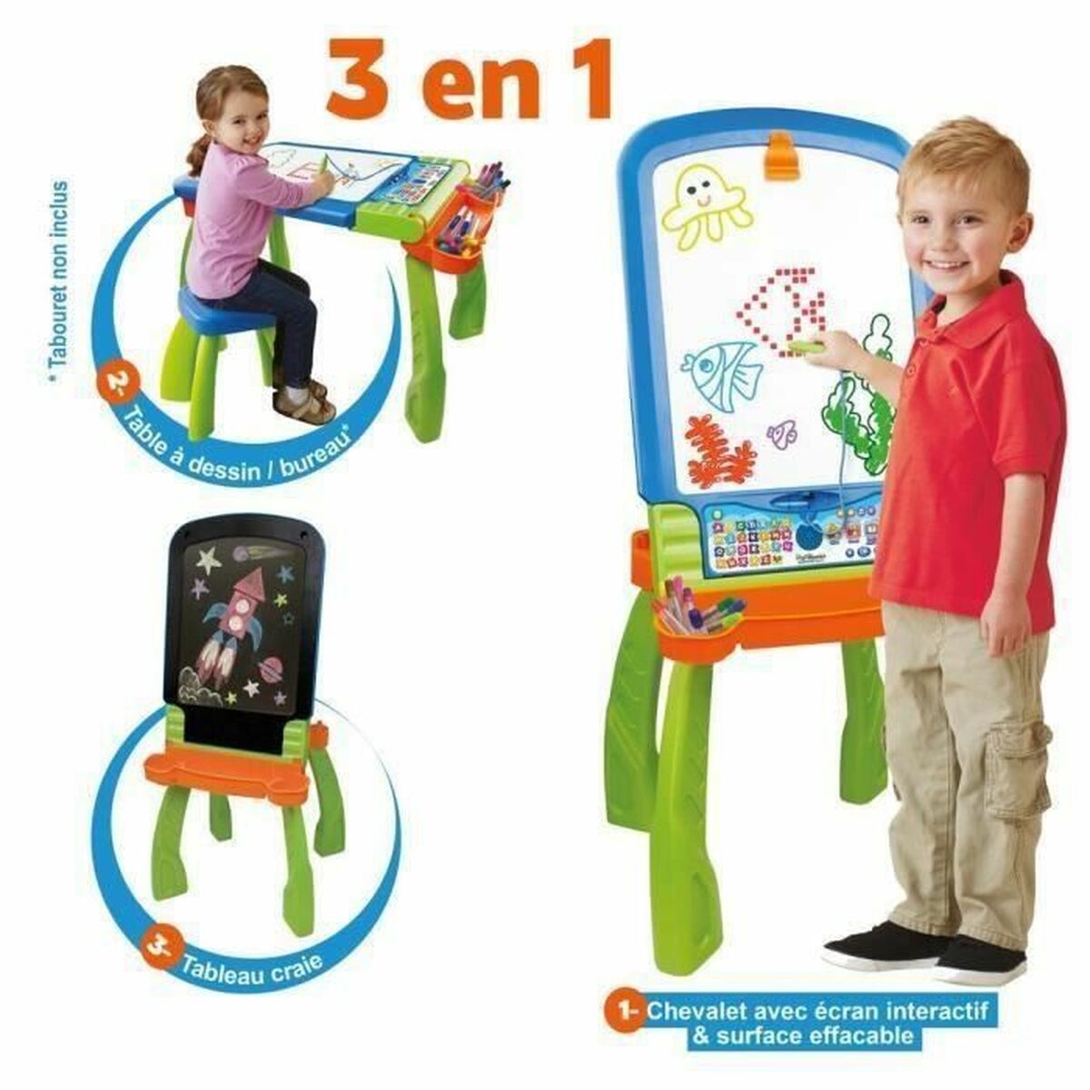Skallra Vtech Magi Chevalet Interactif 3 en 1 - 2