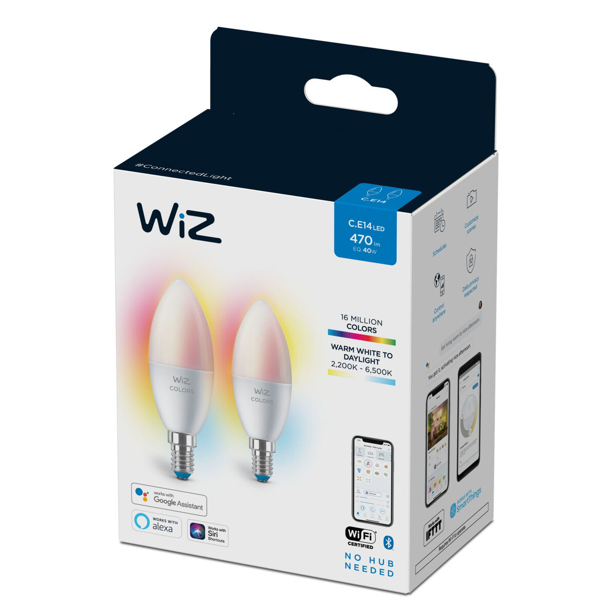 LED-lampa Vela 4,9 W (Equiv. 40 W) C37 E14 x2 - 3