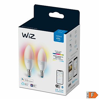 LED-lampa Vela 4,9 W (Equiv. 40 W) C37 E14 x2