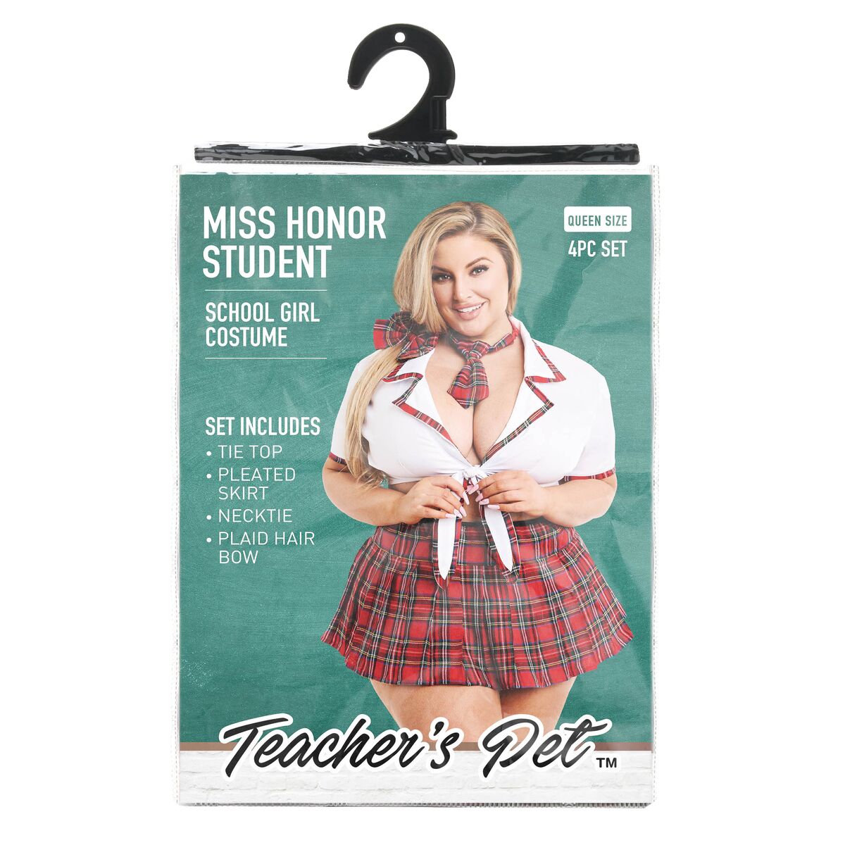 Erotiskt Kostym Teacher’s Pet School Girl Röd Queen size - 7