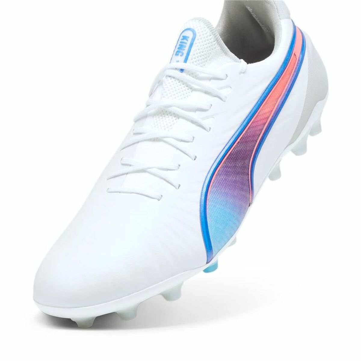 Fotbollsskor för vuxna Puma King Ultimate Mg Vit - 7