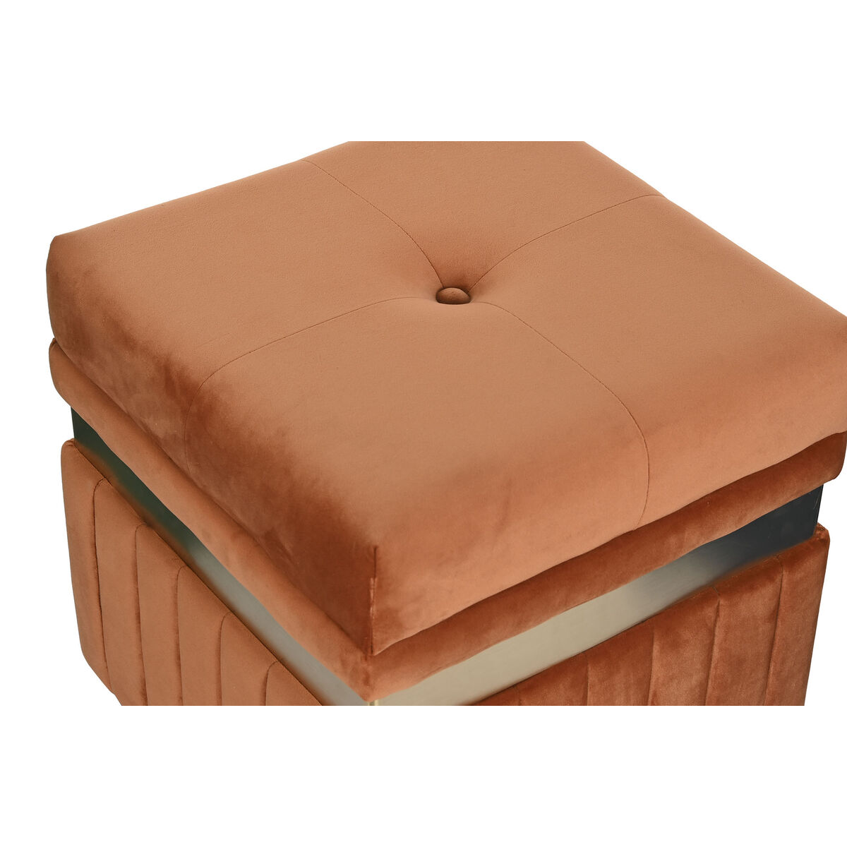 Sittpall DKD Home Decor Blå Grön Orange Gyllene Trä MDF 93 x 47 x 45 cm (3 antal) - 5