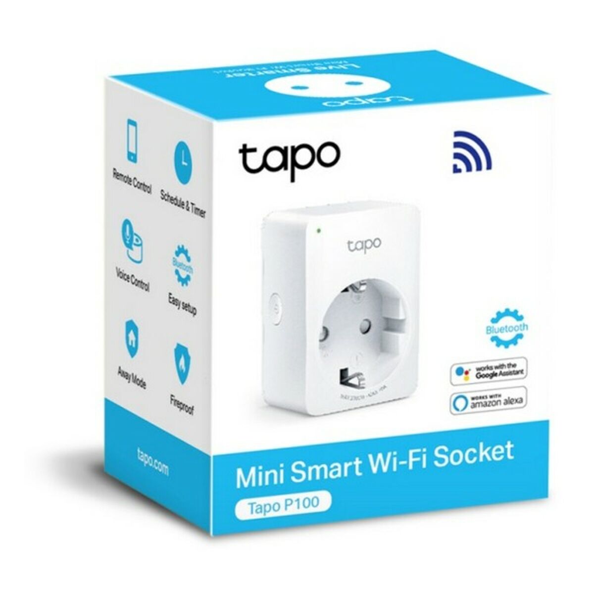 Smartkontakt OR: Intelligent Kontakt TP-Link Tapo P100 2300W Wi-Fi 220-240 V 10 A - 2
