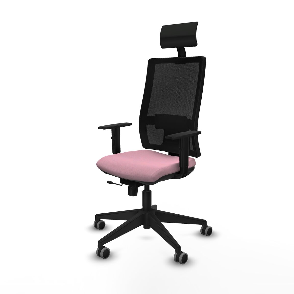 Kontorsstol med nackstöd Piqueras y Crespo 1D066G1 Rosa - 2