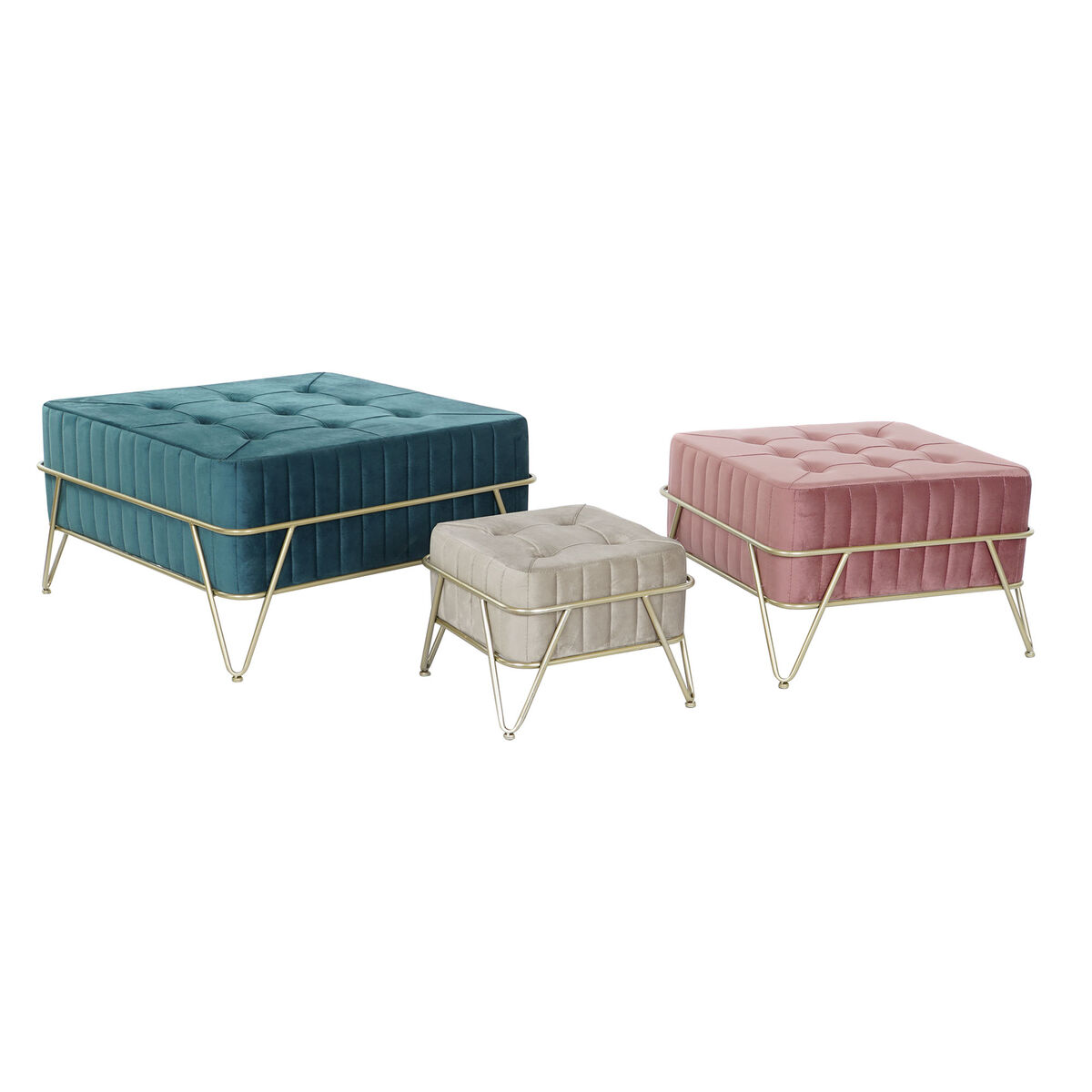 Sittpall DKD Home Decor 82 x 82 x 46 cm Trä MDF - 5