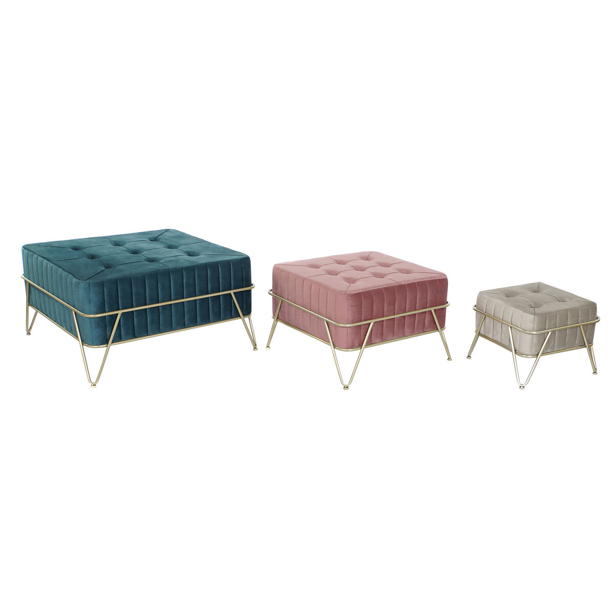 Sittpall DKD Home Decor 82 x 82 x 46 cm Trä MDF - 3