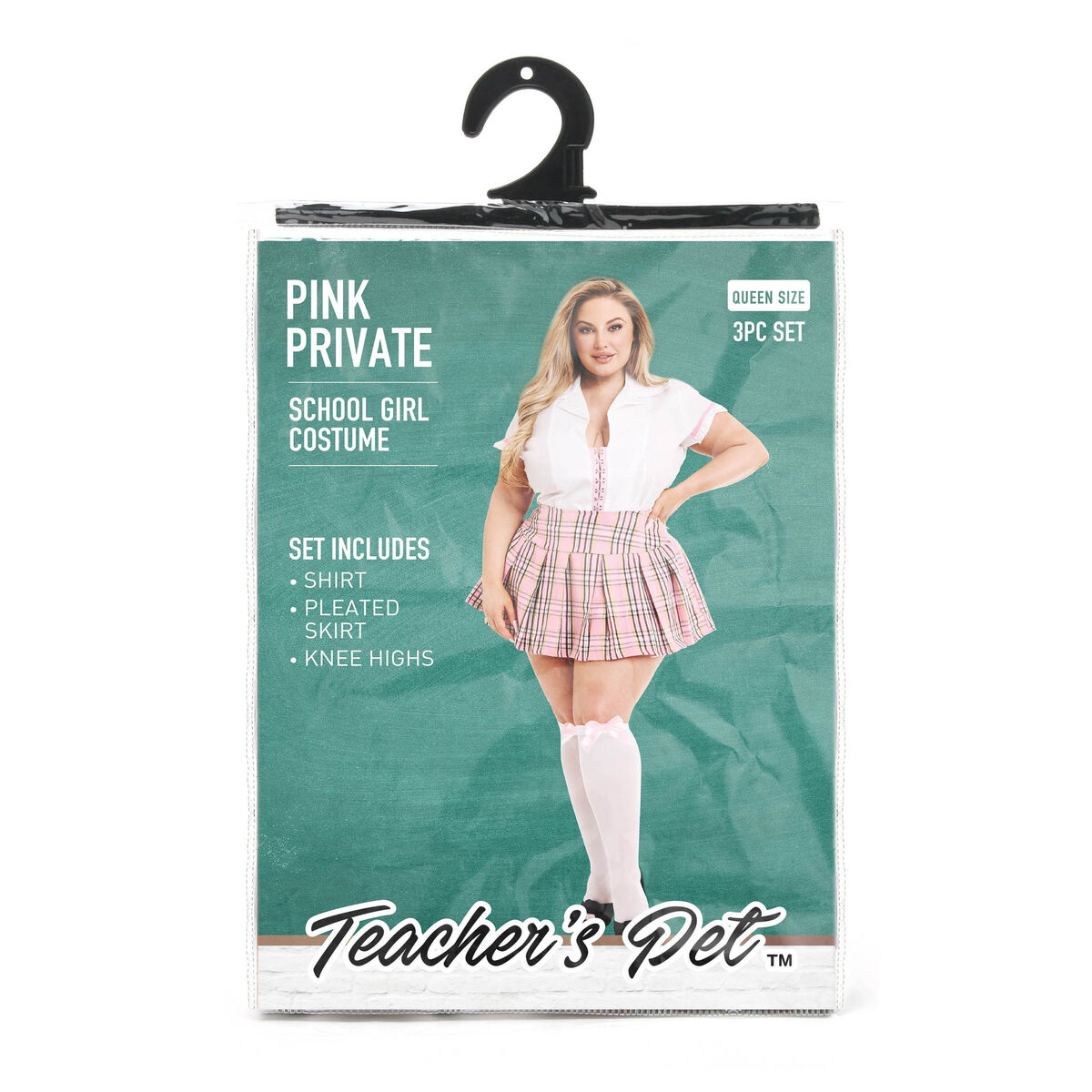 Erotiskt Kostym Teacher’s Pet School Girl Rosa Queen size - 6
