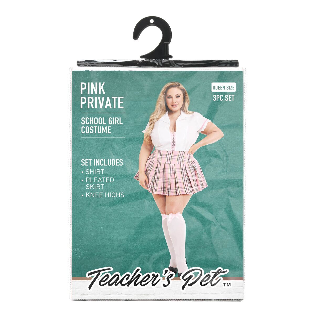 Erotiskt Kostym Teacher’s Pet School Girl Rosa Queen size - 7