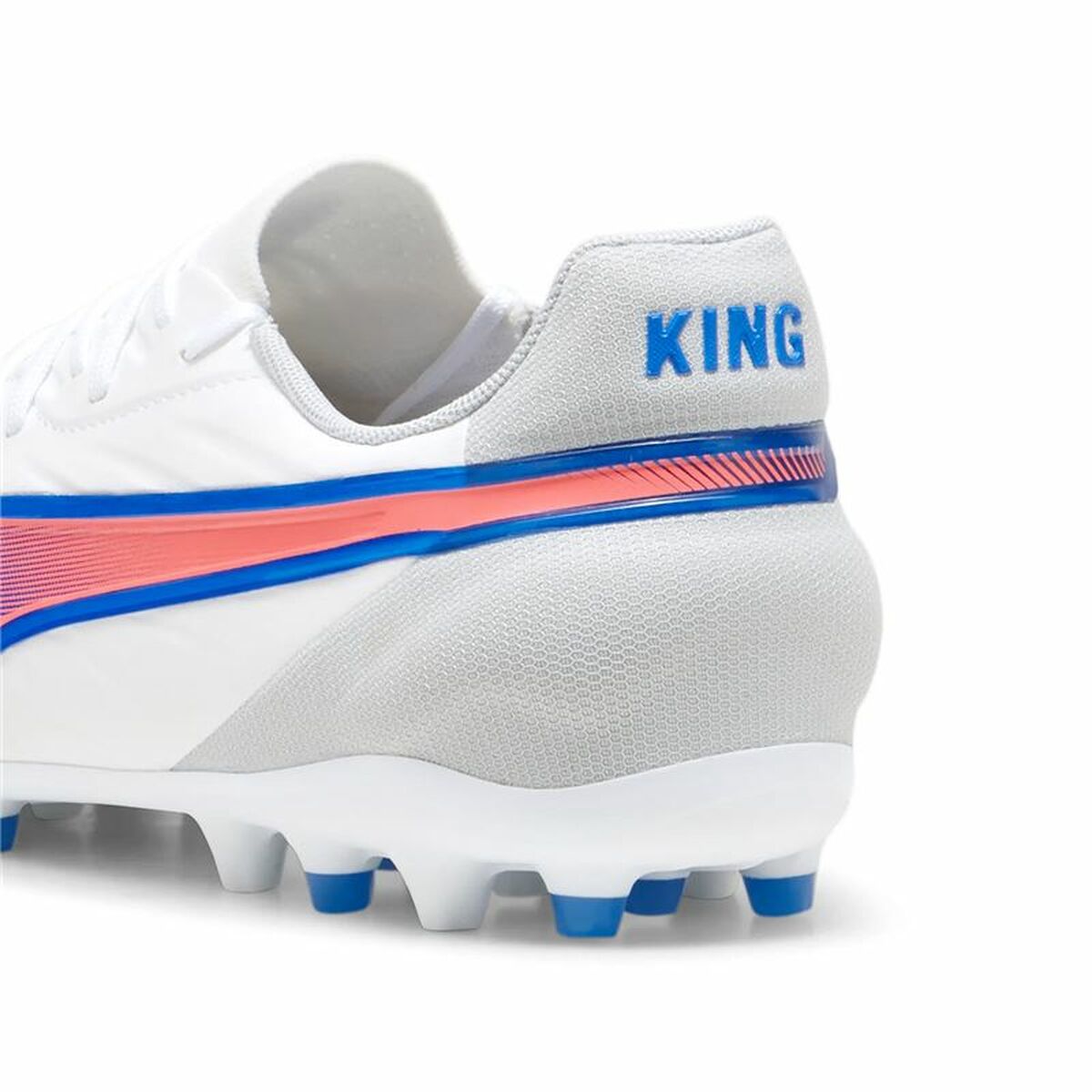 Fotbollsskor för vuxna Puma King Match Mg Vit - 5