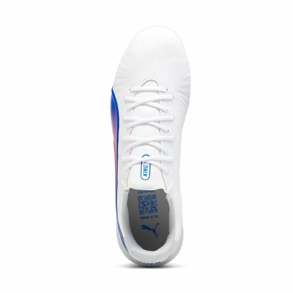 Fotbollsskor för vuxna Puma King Match Mg Vit - 4