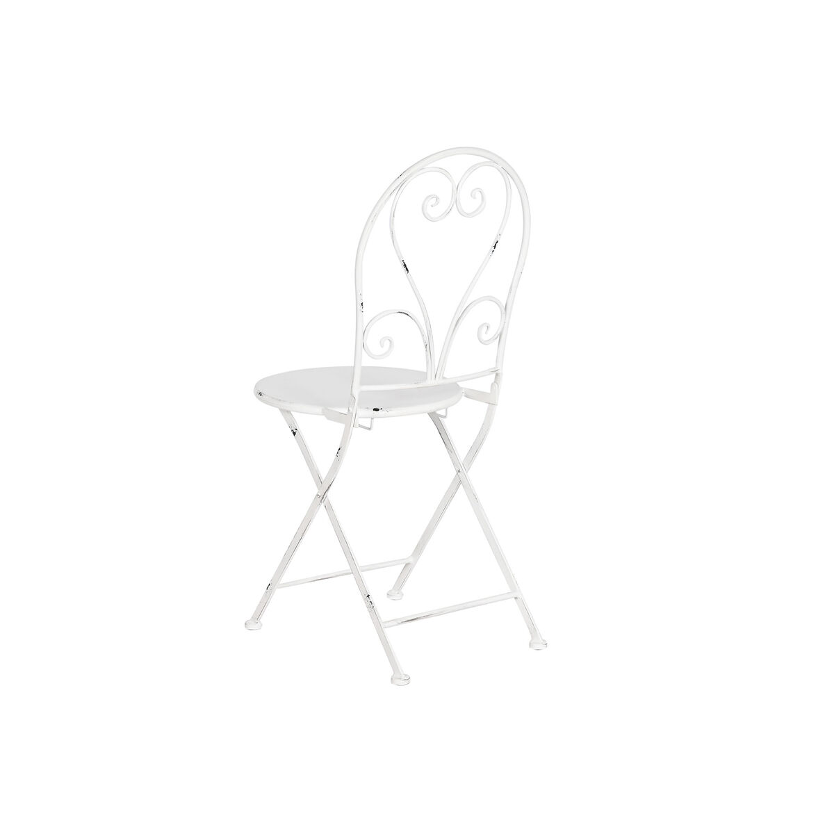 Bordsgrupp med 2 stolar Home ESPRIT Vit 60 x 60 x 70 cm - 2