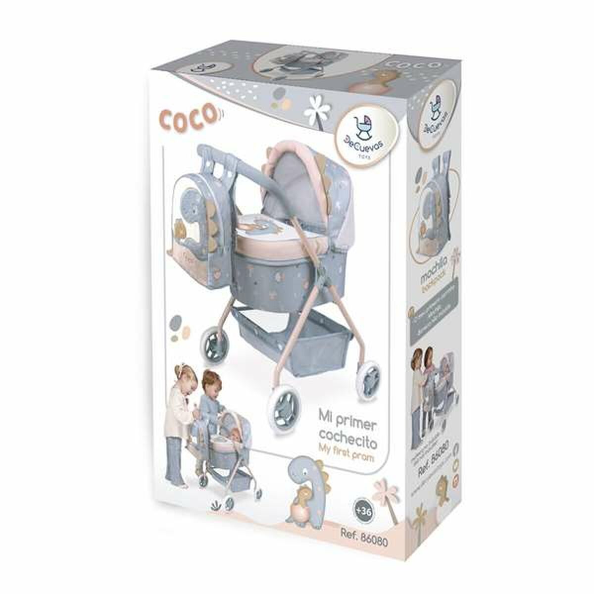 Dockvagn Decuevas Coco 35 x 50 x 56 cm - 6