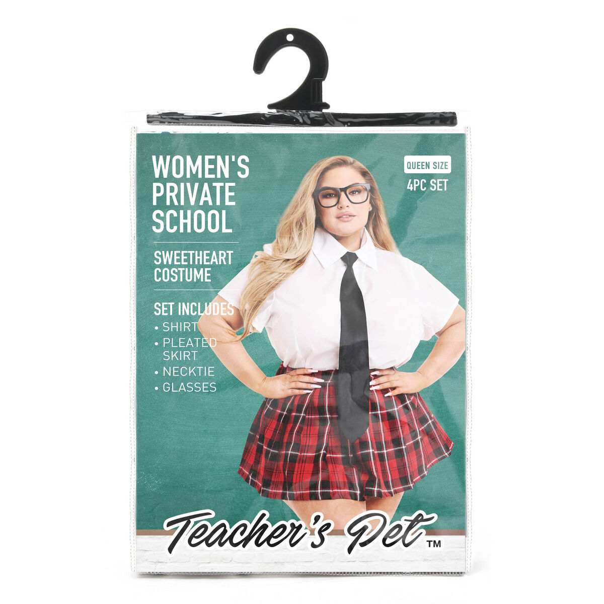 Erotiskt Kostym Teacher’s Pet School Girl Röd Queen size - 6