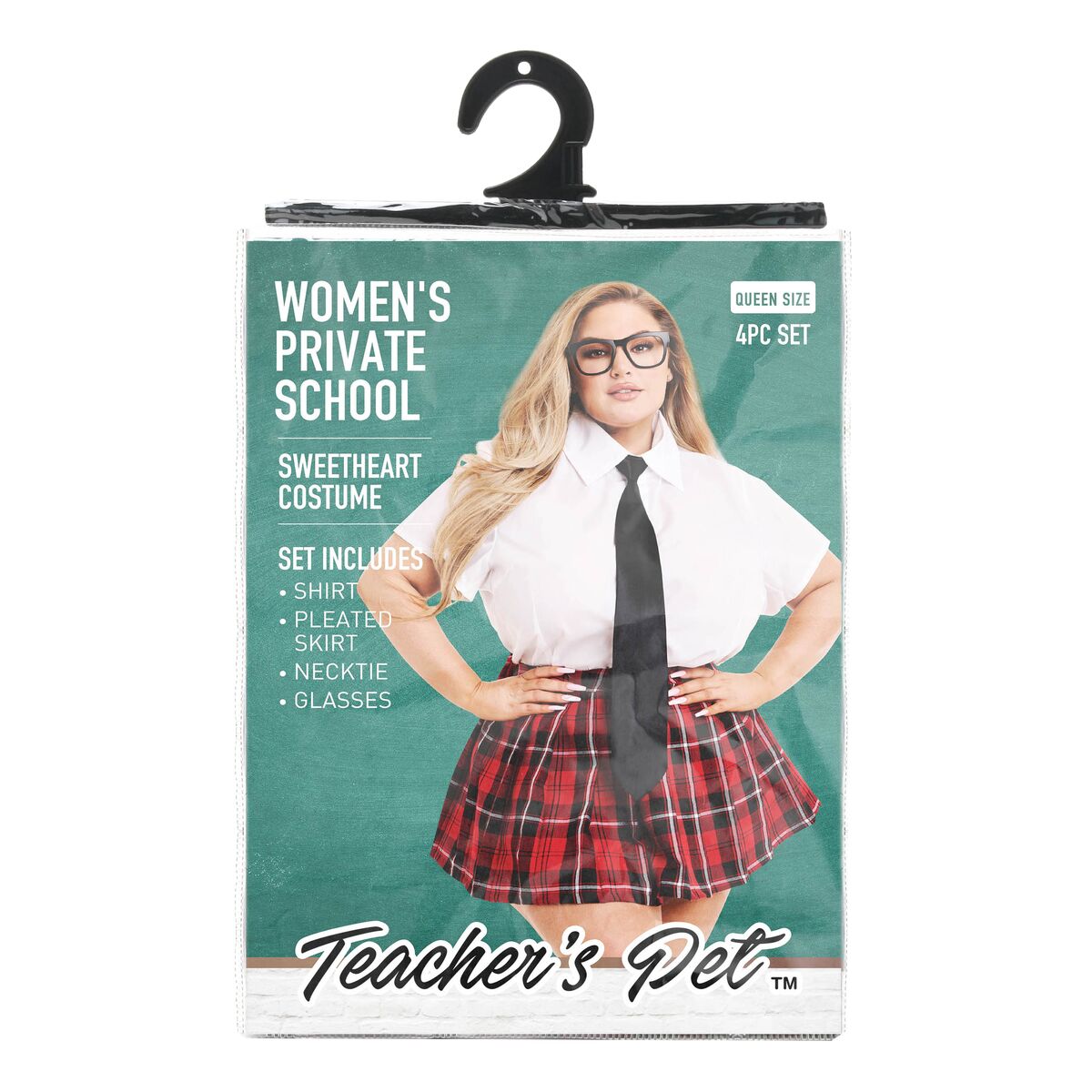 Erotiskt Kostym Teacher’s Pet School Girl Röd Queen size - 7