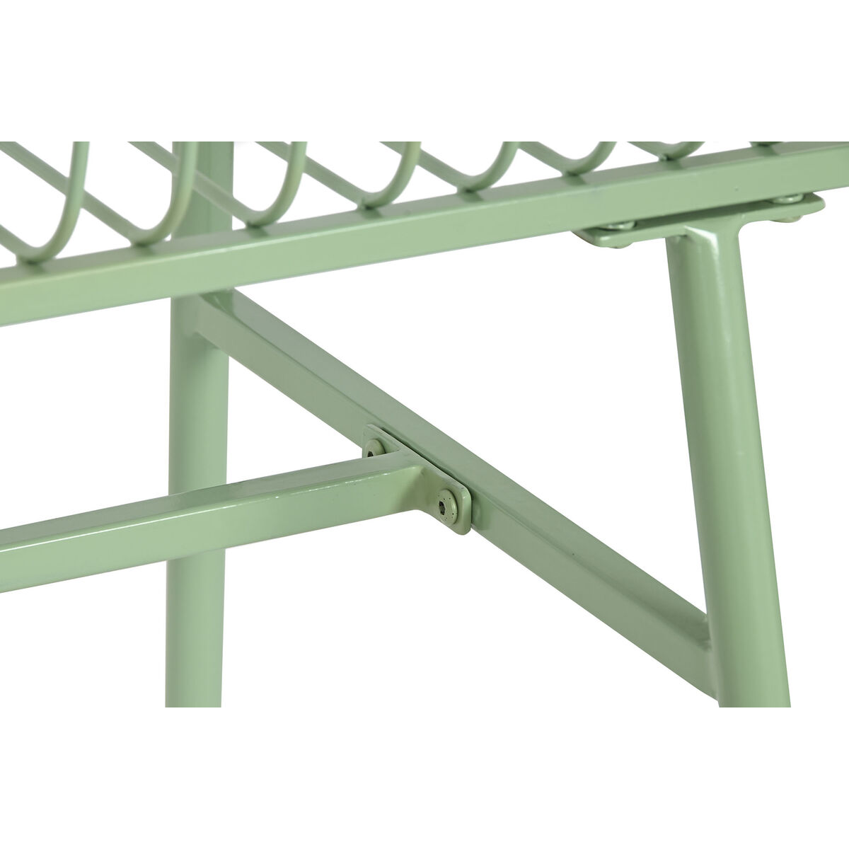 Set med bord och 3 fåtöljer Home ESPRIT Mint Metall 115 x 53 x 83 cm - 4