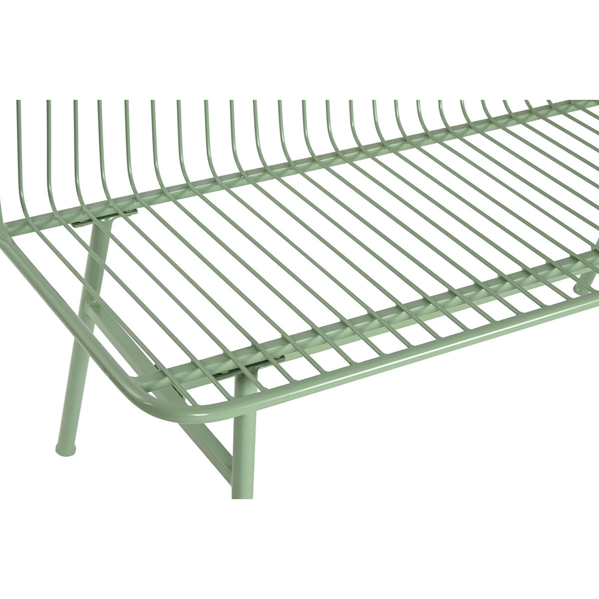 Set med bord och 3 fåtöljer Home ESPRIT Mint Metall 115 x 53 x 83 cm - 6