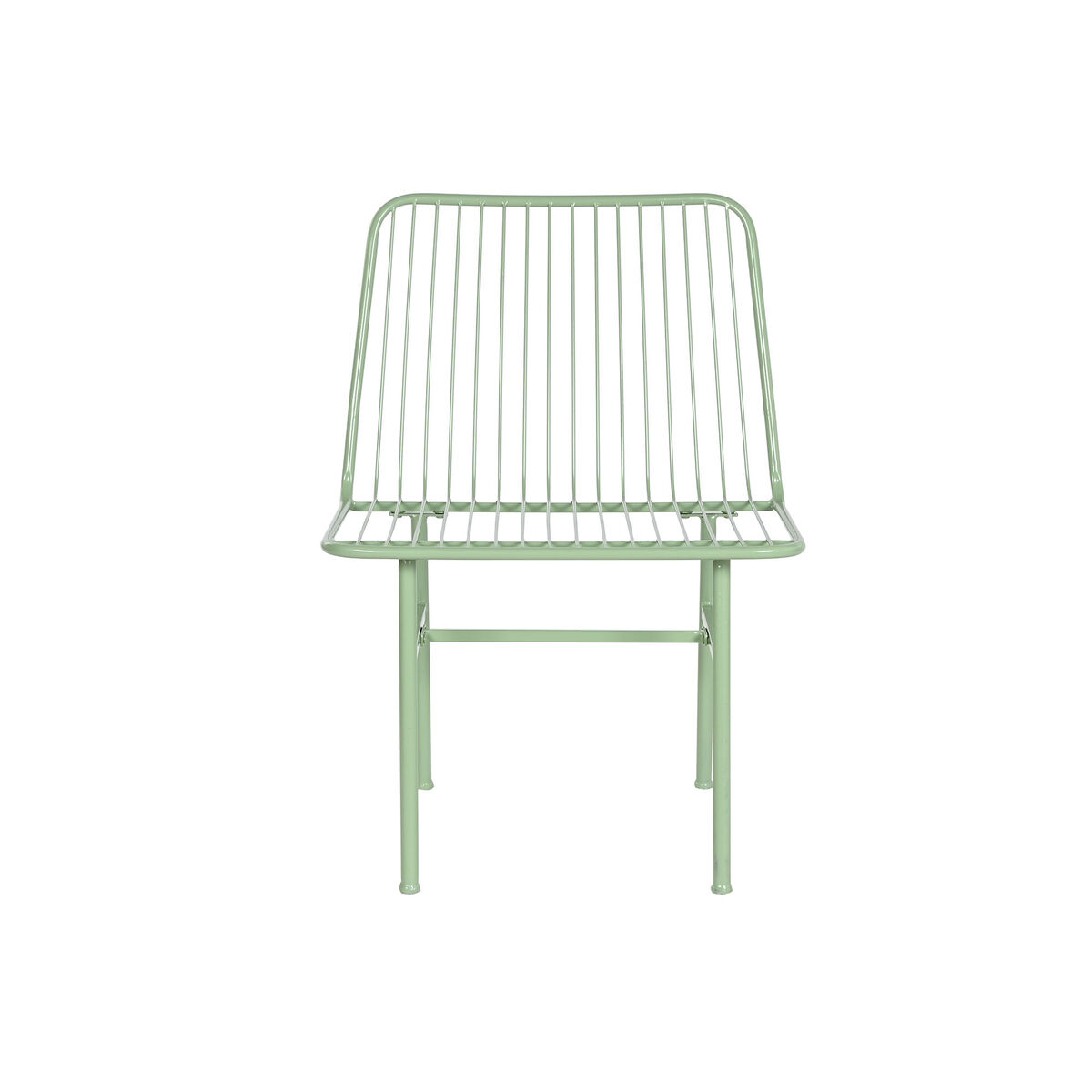 Set med bord och 3 fåtöljer Home ESPRIT Mint Metall 115 x 53 x 83 cm - 3