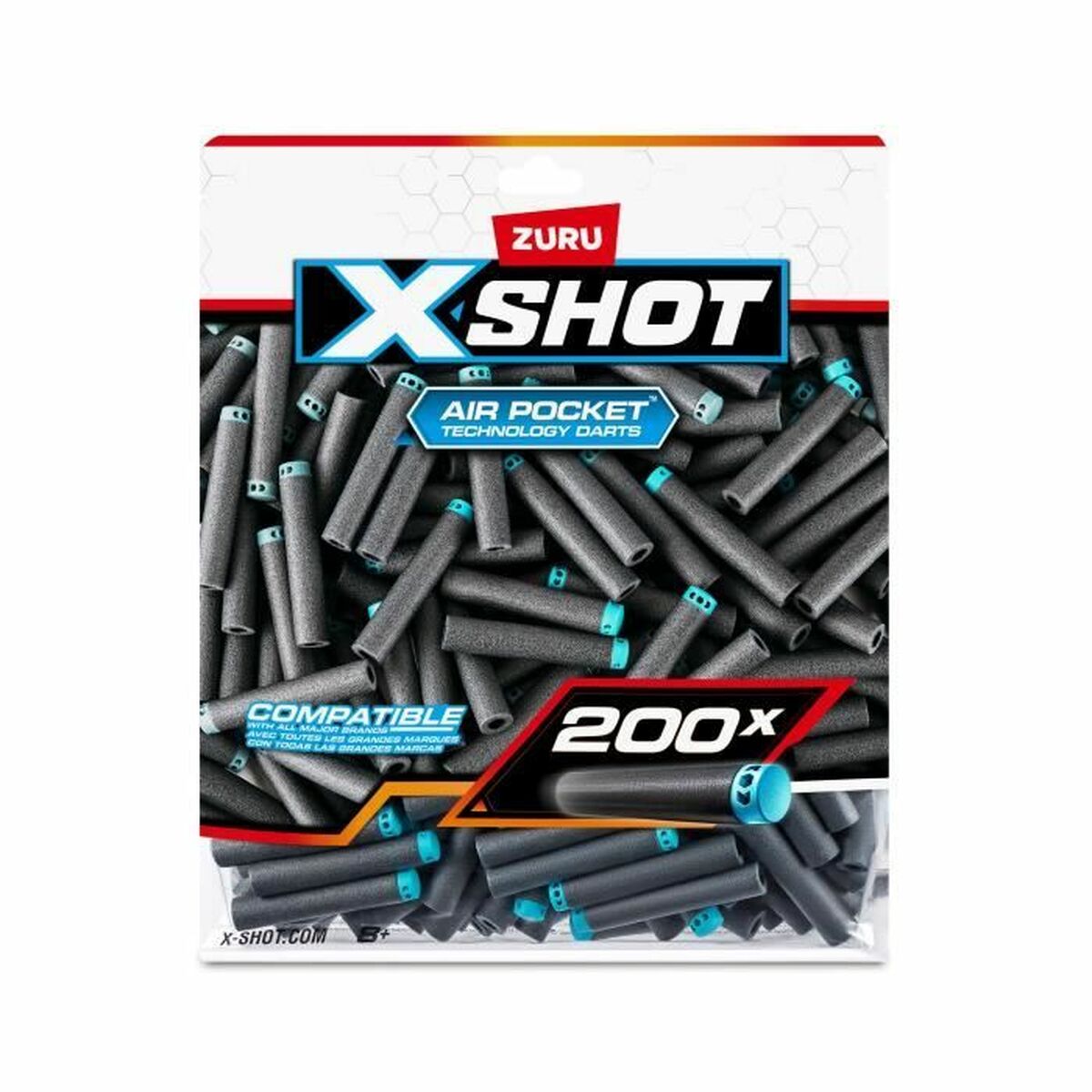 Pistol med Pilar Zuru X-SHOT Excel Pack 200 - 2